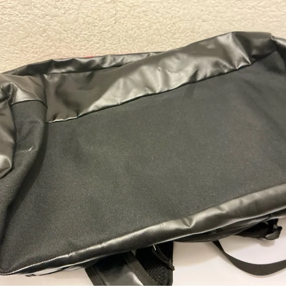 Gonex 60L Outdoor Duffel Black and Red Bag